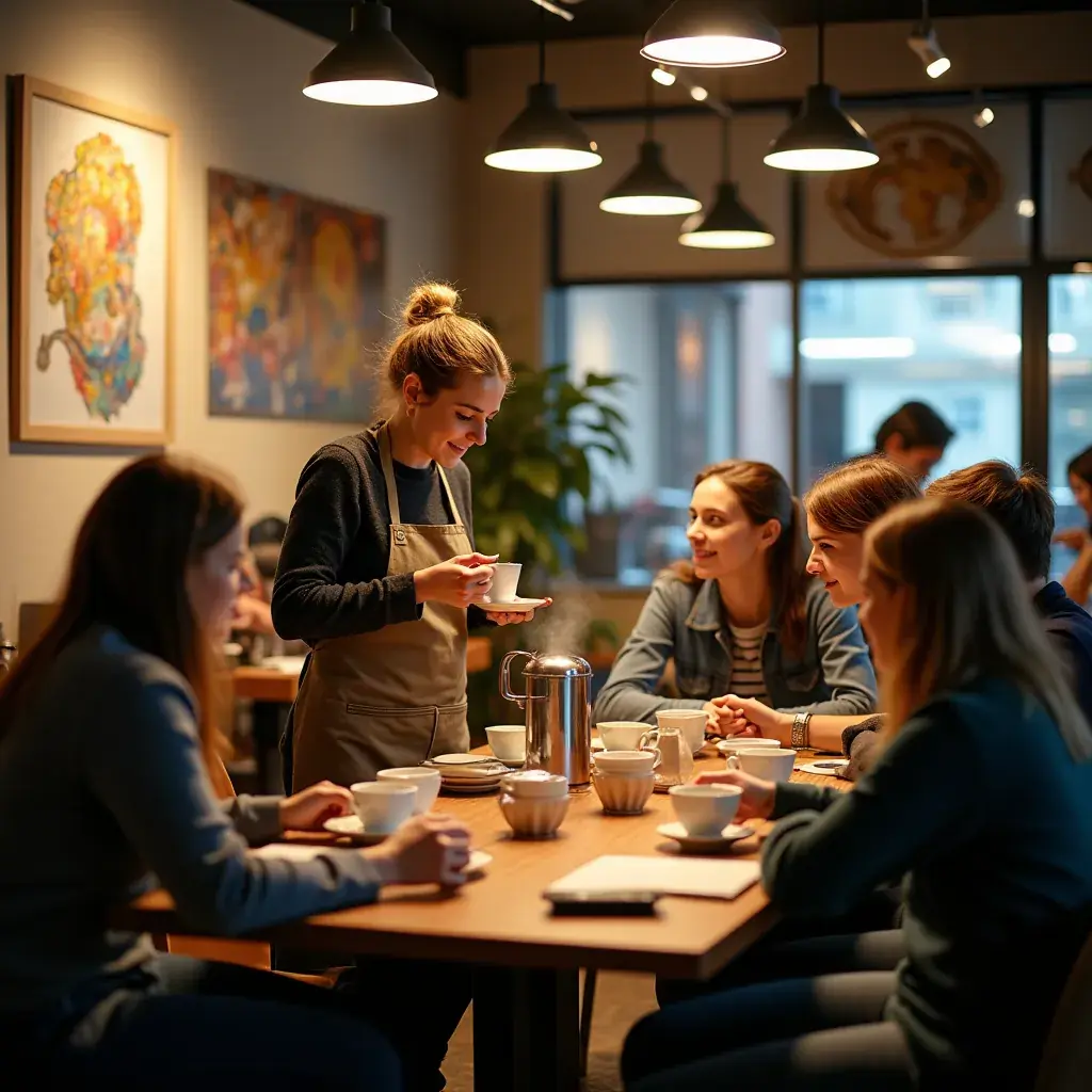 Modern office workspace